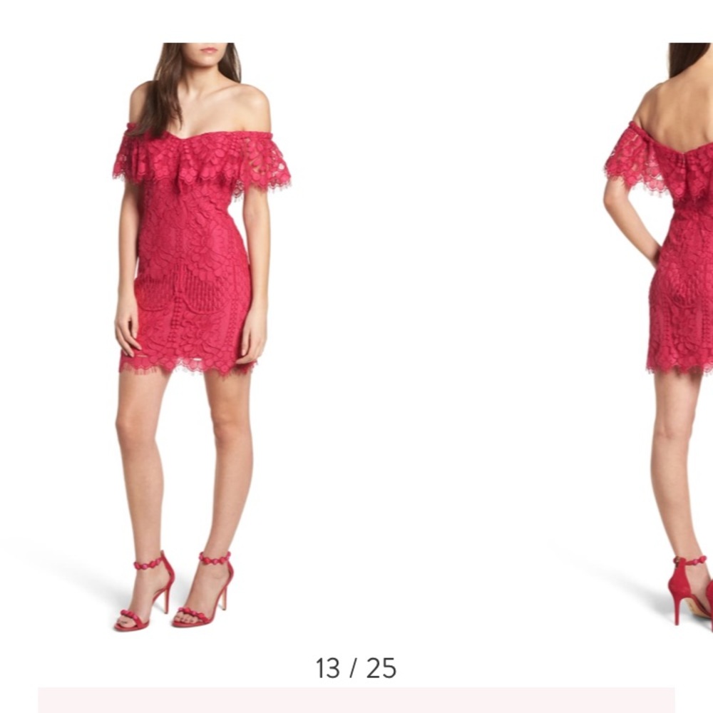 Wayf Venice Off the Shoulder Dress